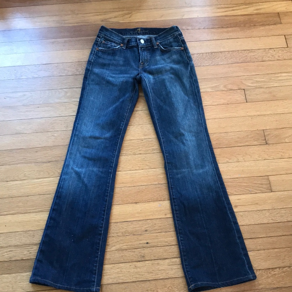 7 for all mankind boot leg jeans